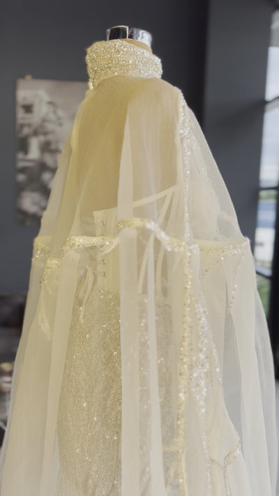 Kylie Luxury White Wedding Dress