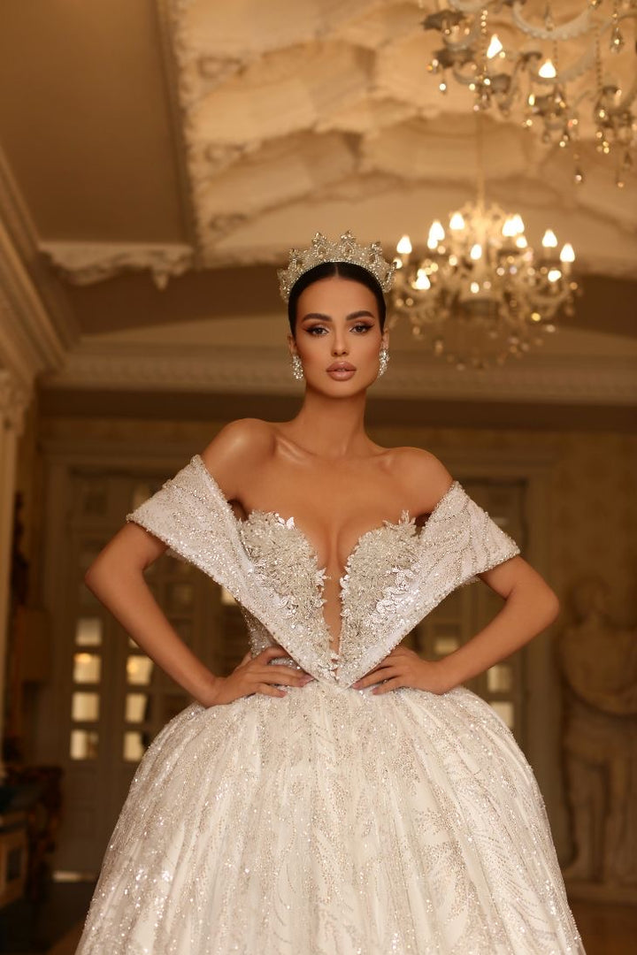 orange white wedding dresses Rhapsodic White Wedding Dress| Wedding Gowns MADE TO MEASURE / White / Lace