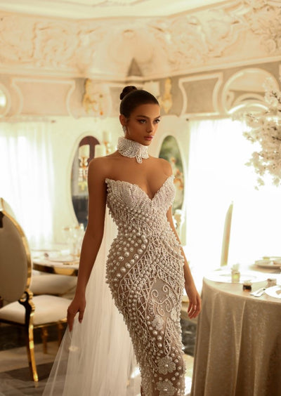 Alaia Elegant  White Wedding Dress
