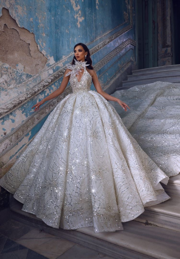 Luciana Luxury White Wedding Dress