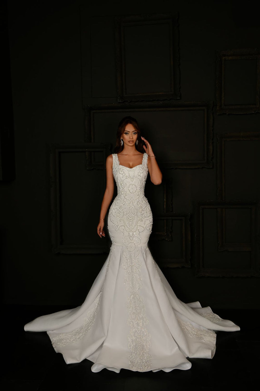 Alexis Elegant White Wedding Dress Wedding Dress XL / White Alexis Elegant White Wedding Dress Wedding Dress XL / White