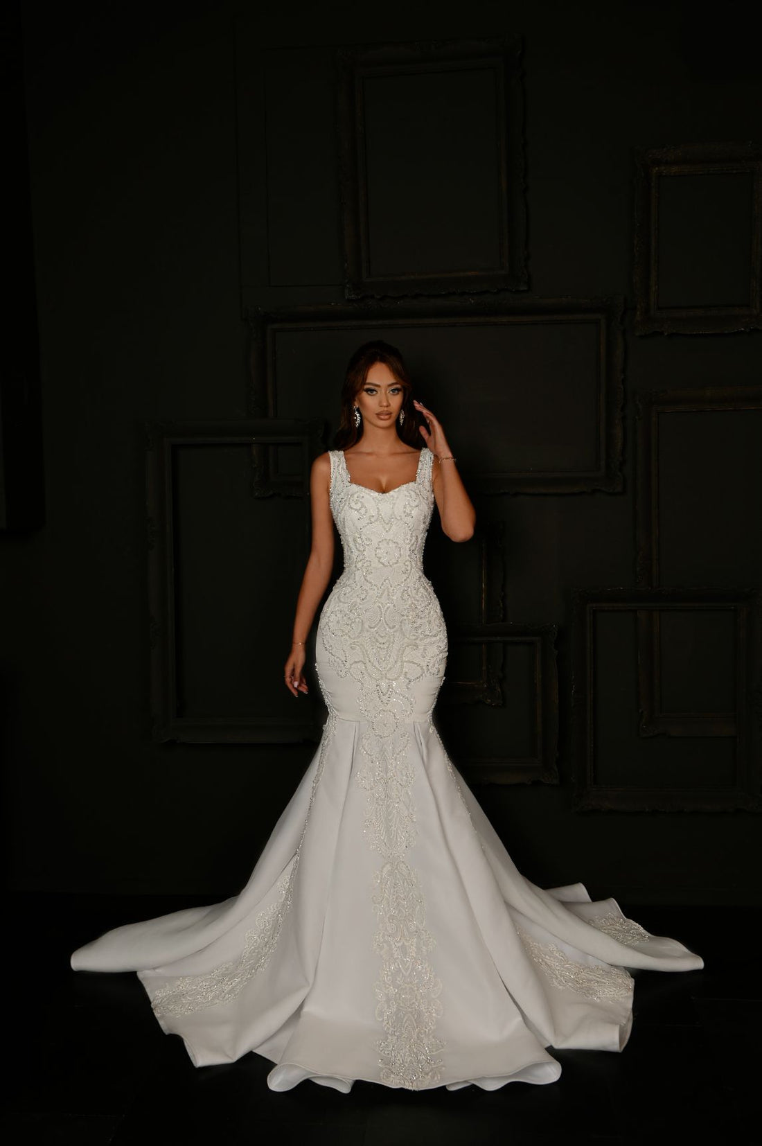 Alexis Elegant  White Wedding Dress Wedding Dress