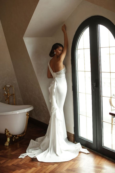 Vivacious White Wedding Dress