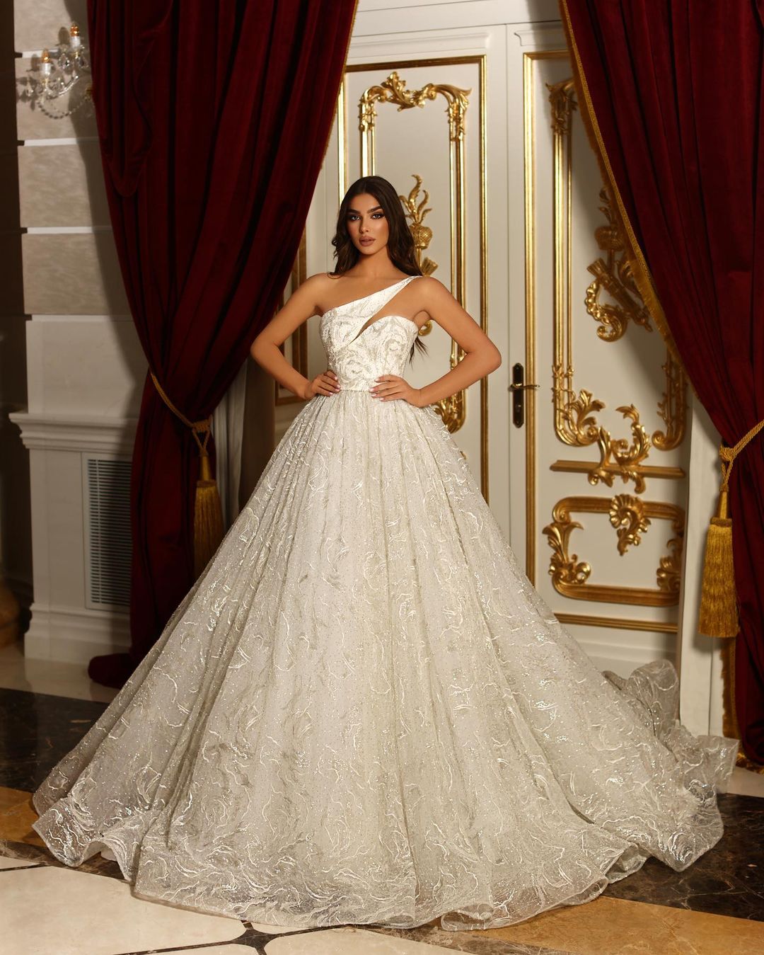 Fabianna Luxury White Wedding Dress