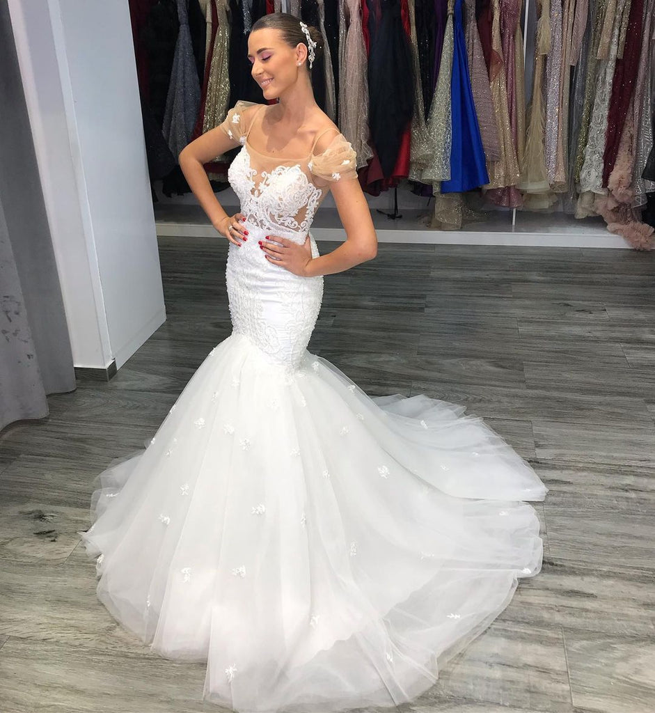 satin mermaid wedding dress sweetheart neckline Satin Mermaid Beach Wedding Dress Sweetheart Neckline Open Back Modern –  DorrisDress