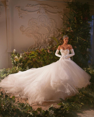 Eleadora Luxury White Wedding Dress