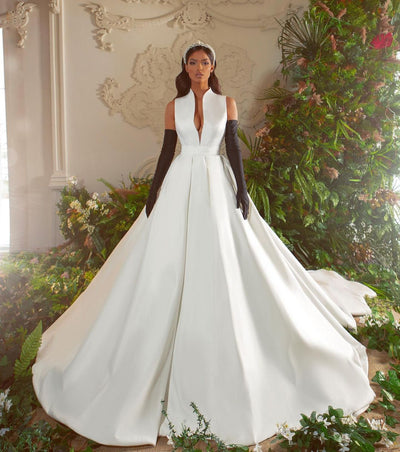 Elene Luxury White Wedding Dress