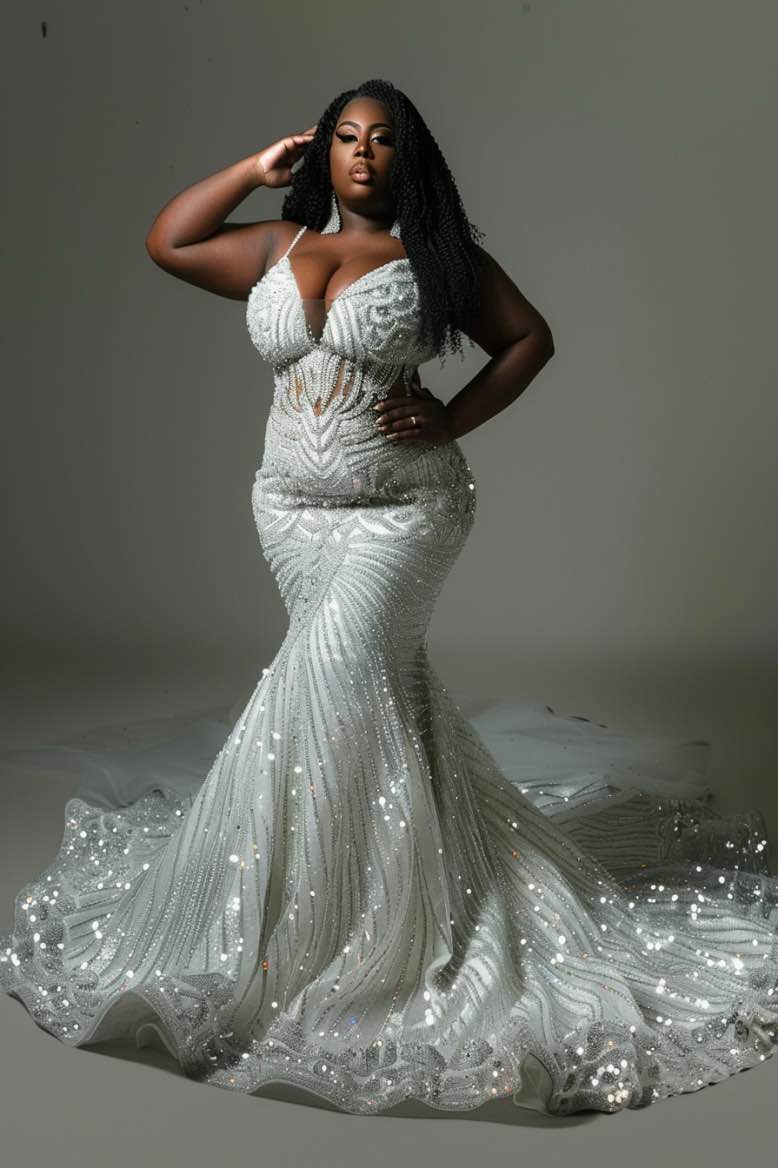 Billie  Sexy Exquisite off Shoulder  White Mermaid Gown  Wedding Dress