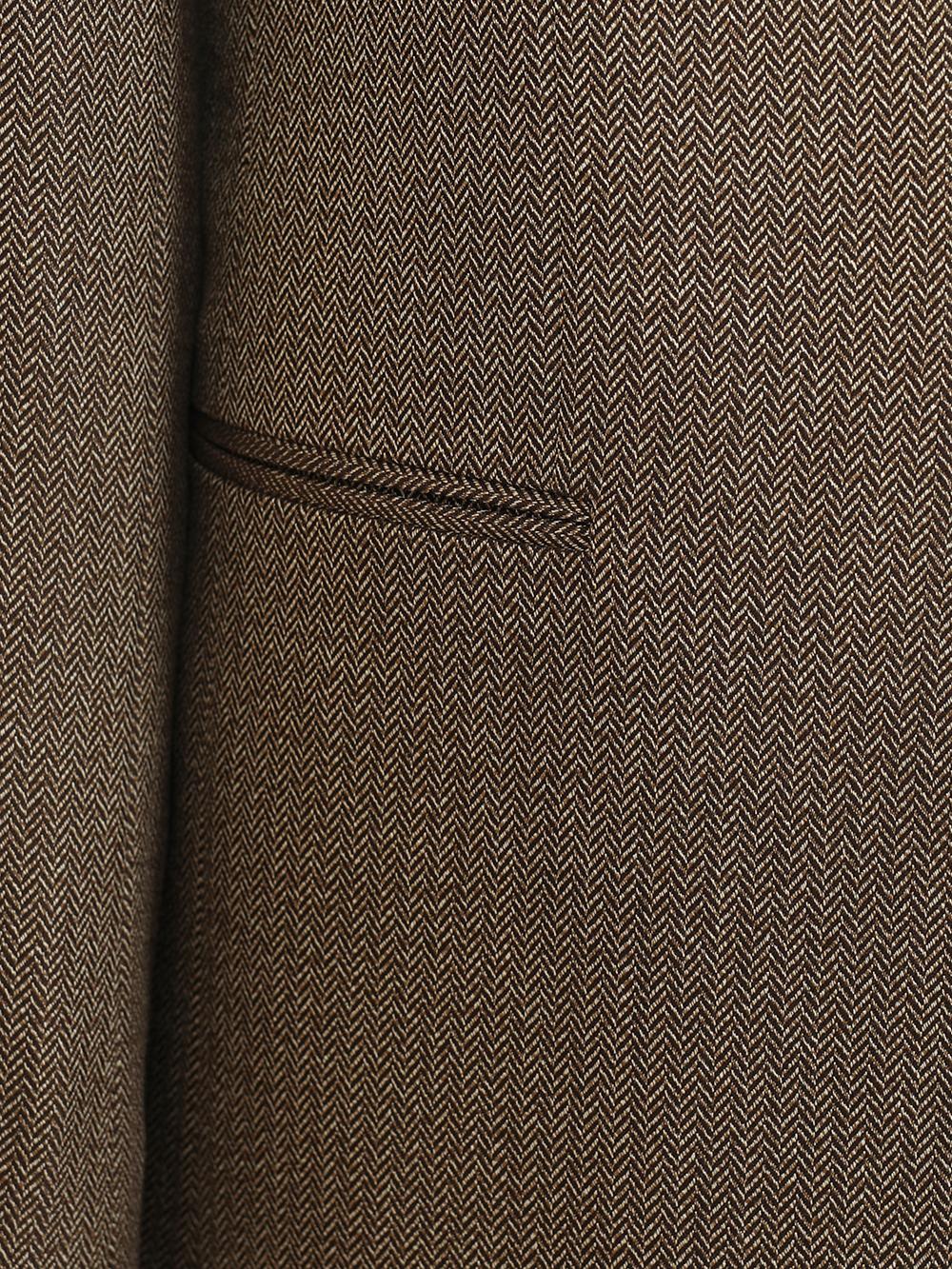Collin Brown Set Blazer Linen Suit