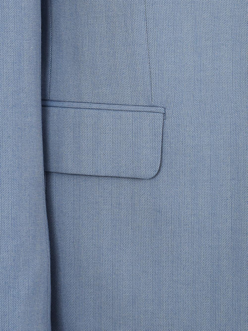 Liam Light Blue Set Blazer Linen Suit
