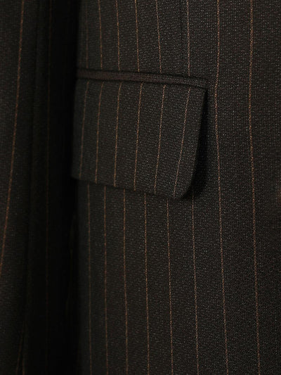 Maxwell Brown Set Blazer Linen Suit