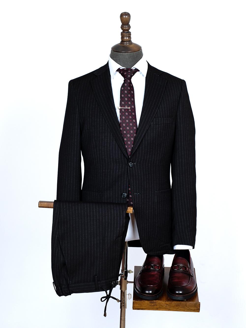 Sam Black Set Blazer Linen Suit