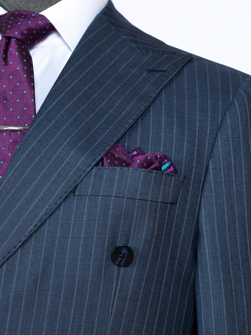 Anders Blue Set Blazer Linen Suit