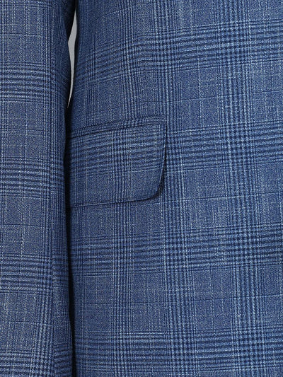 Eduardo Blue Set Blazer Linen Suit