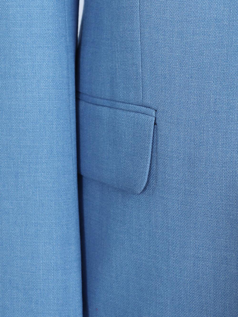 Gary Blue Set Blazer Linen Suit