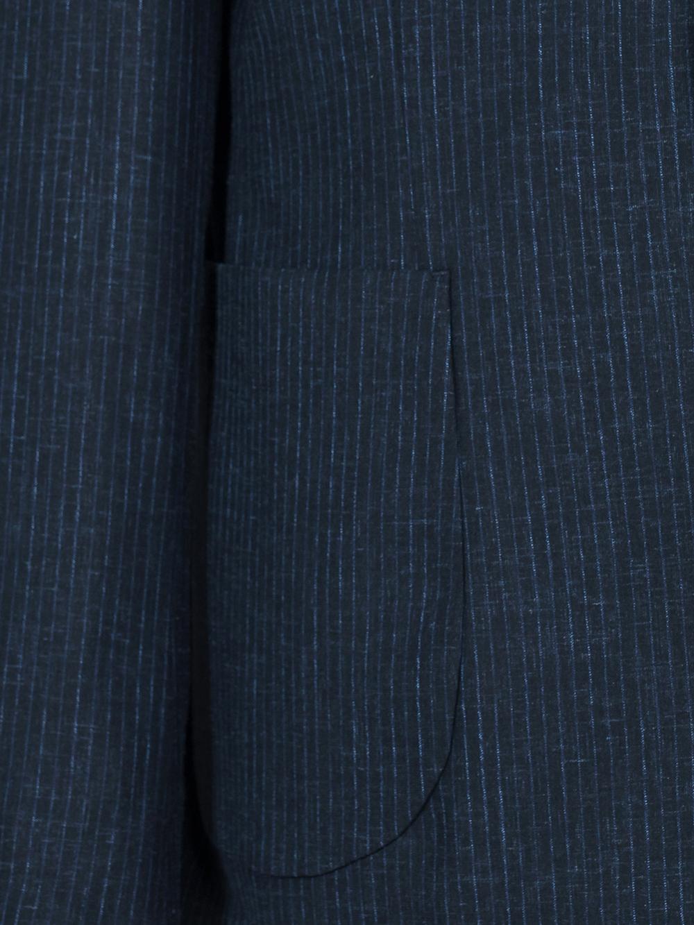 Hezekiah Blue Set Blazer Linen Suit