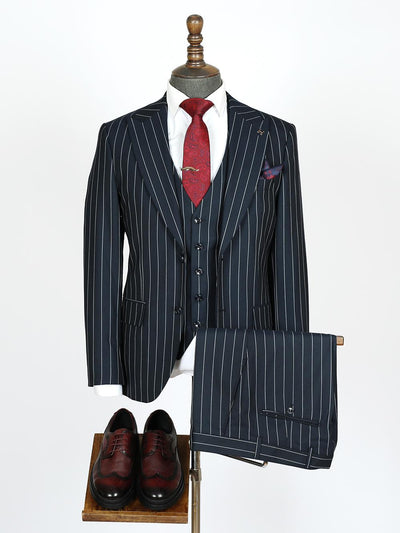 Marcel Blue Set Blazer Linen Suit