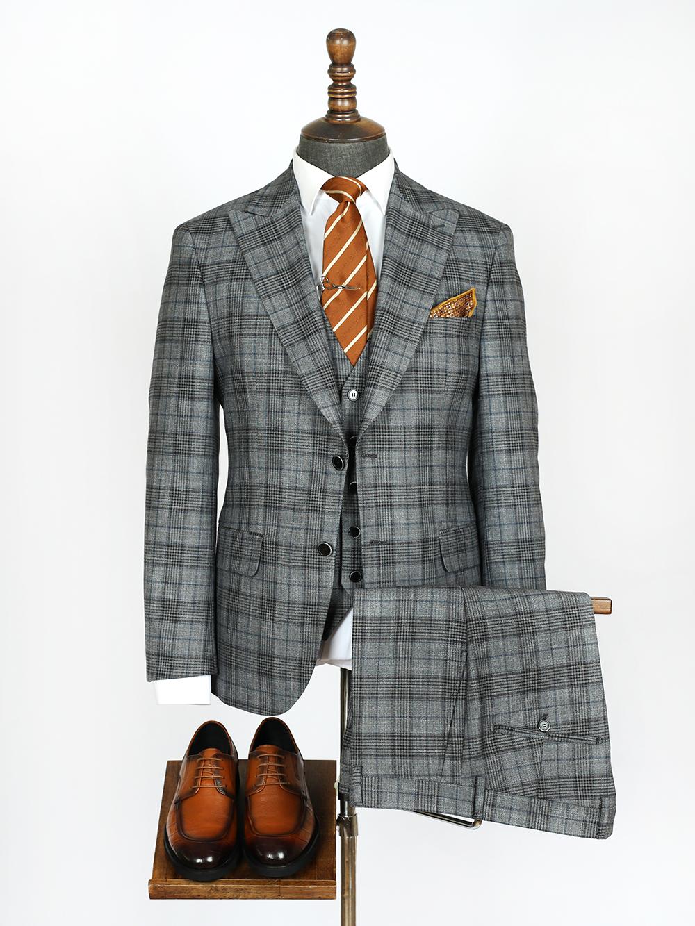 Nicolas Black Set Blazer Linen Suit