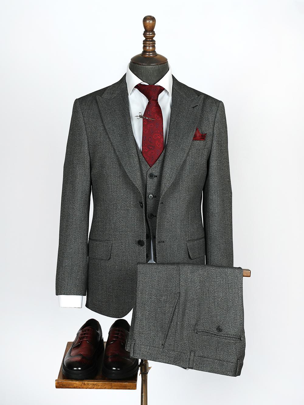 Sullivan Grey Set Blazer Linen Suit