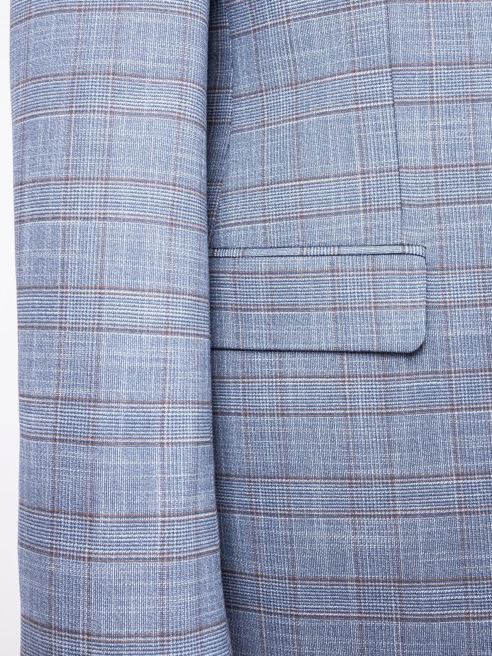 Curtis Blue Set Blazer Linen Suit