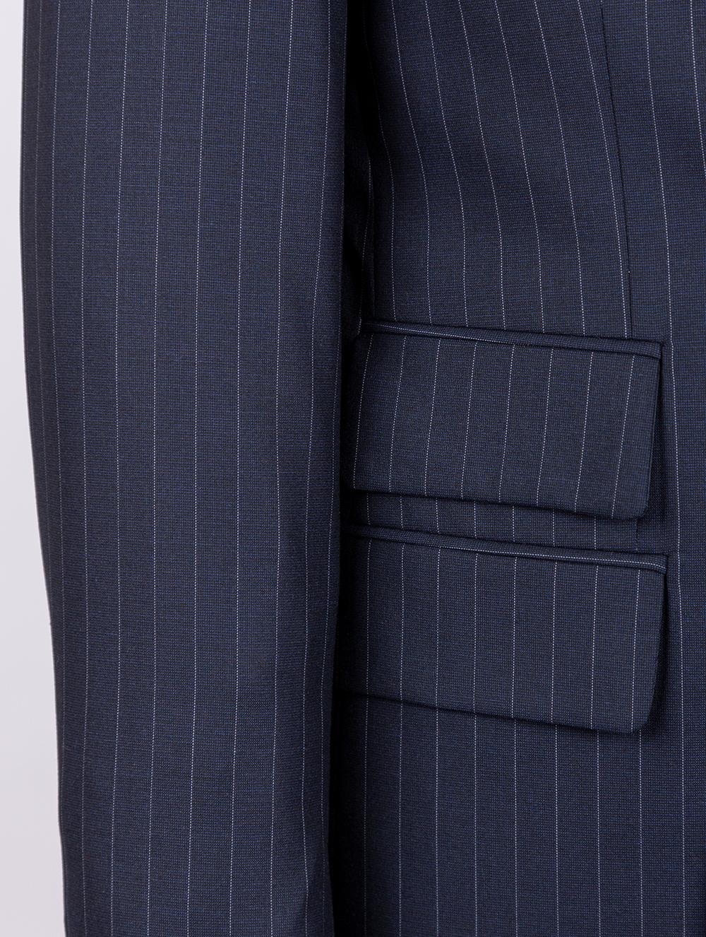 Edison Blue Set Blazer Linen Suit