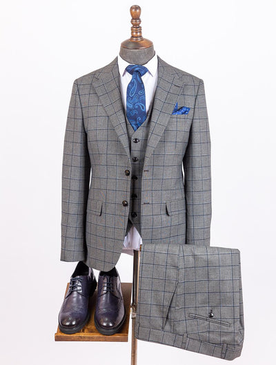 Elias Cream Set Blazer Linen Suit