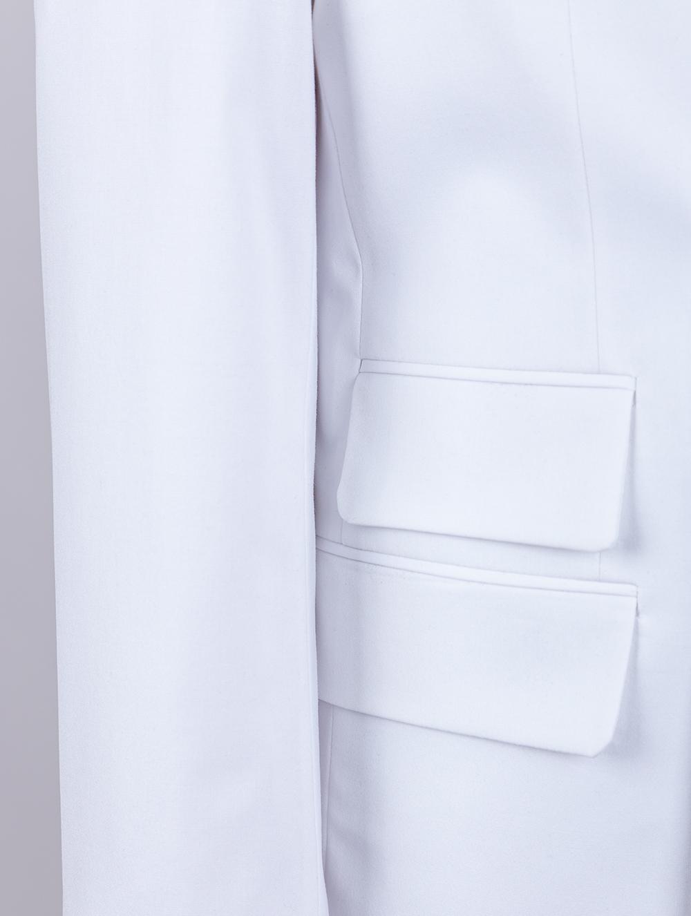 Emilio White Set Blazer Linen Suit
