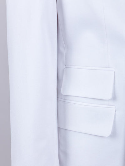 Emilio White Set Blazer Linen Suit