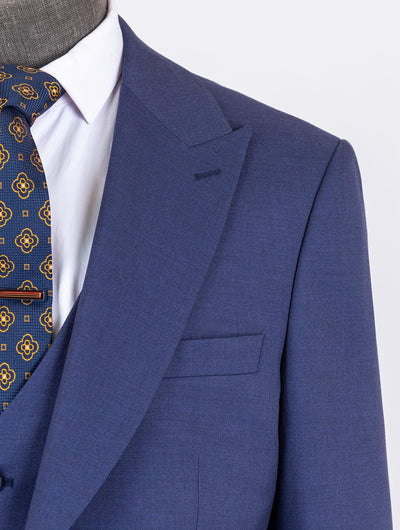 Ernesto Blue Set Blazer Linen Suit