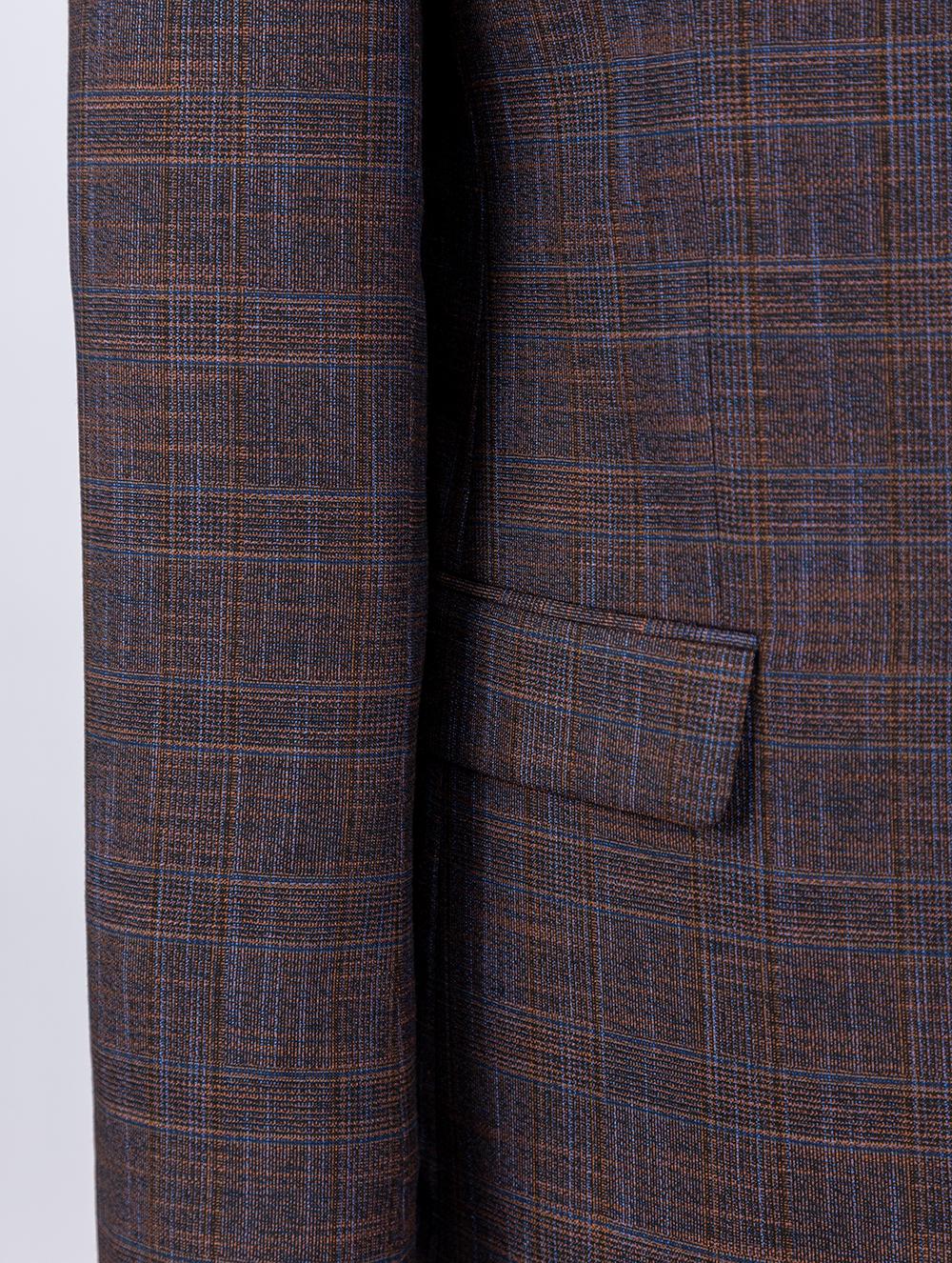 Ezekiel Brown Set Blazer Linen Suit
