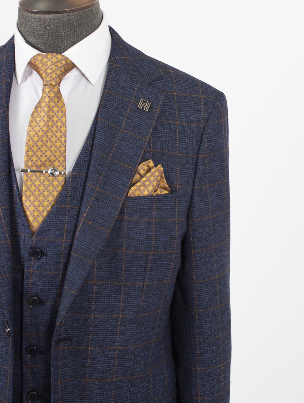 Gerald Blue Set Blazer Linen Suit