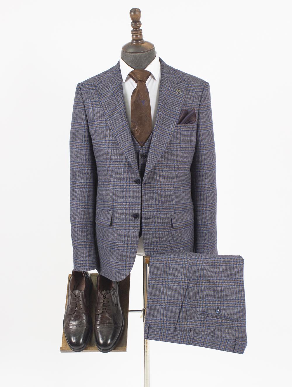 Heath Grey  Set Blazer Linen Suit