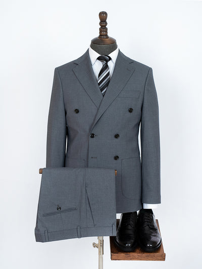 Austin Grey Set Blazer Linen Suit