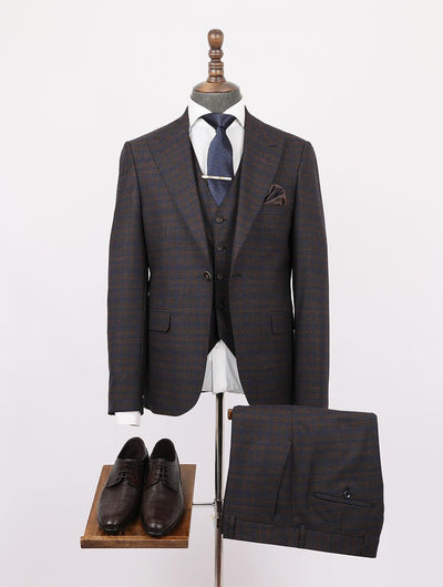 Alden Blue Set Blazer Linen Suit
