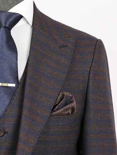 Alden Blue Set Blazer Linen Suit