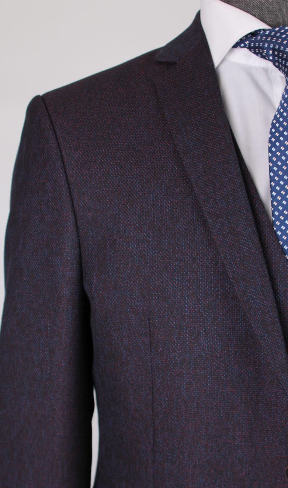 Branson Purple Set Blazer Linen Suit