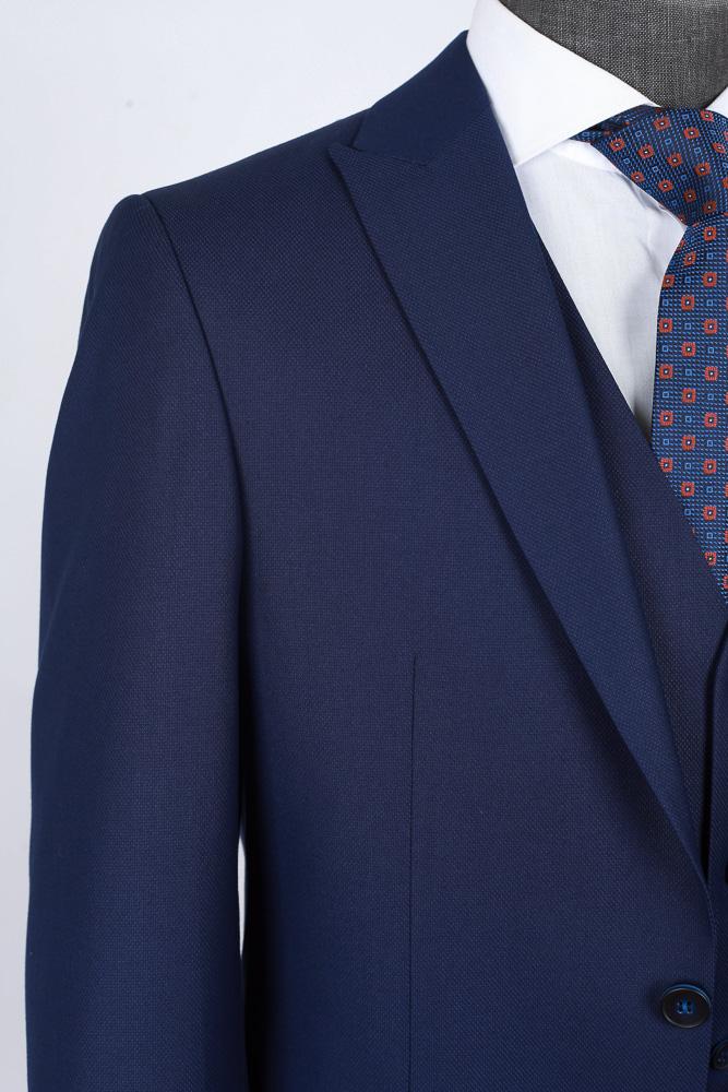 Briar Blue Set Blazer Linen Suit