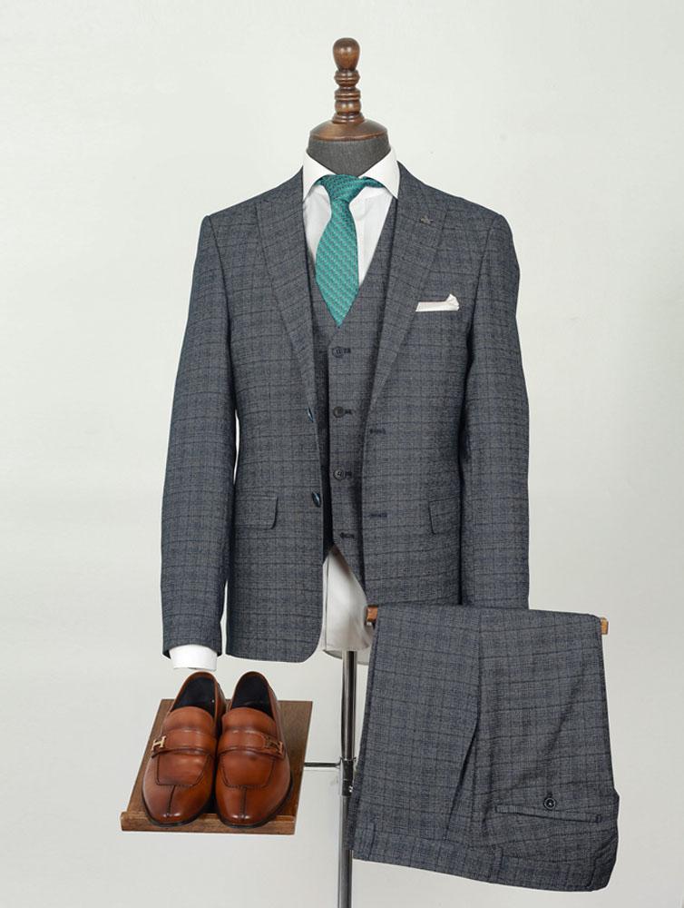 Byron Black Set Blazer Linen Suit