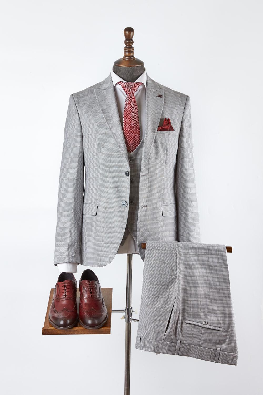 Ishaan Cream Set Blazer Linen Suit