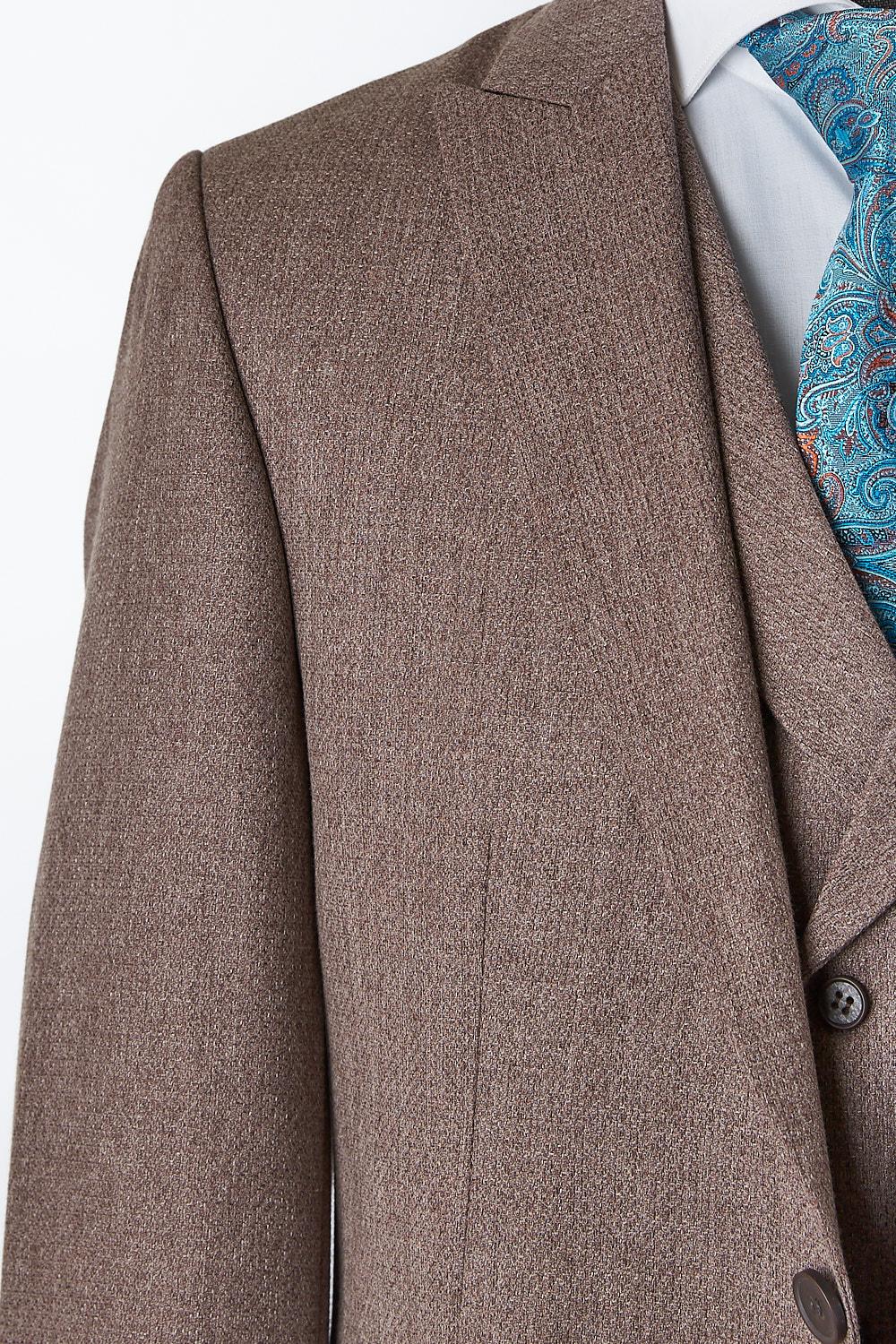 Jensen Brown Set Blazer Linen Suit