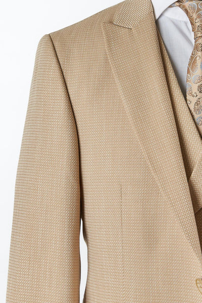 Lukas Cream Set Blazer Linen Suit