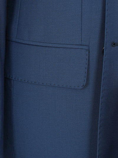 Ayaan Blue Set Blazer Linen Suit
