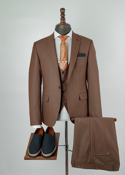 Ruben Brown Set Blazer Linen Suit