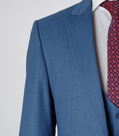 Tate Blue Set Blazer Linen Suit
