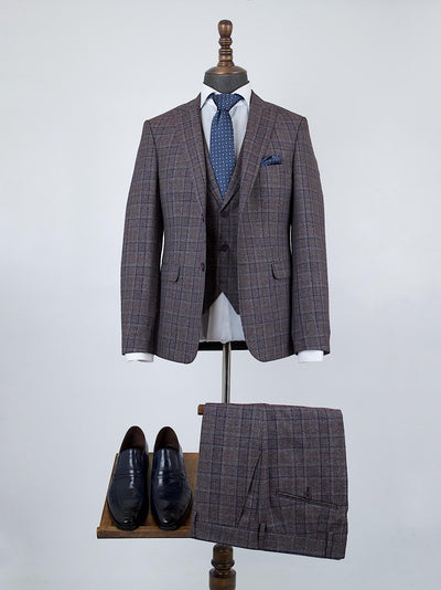 Zayn Grey Set Blazer Linen Suit