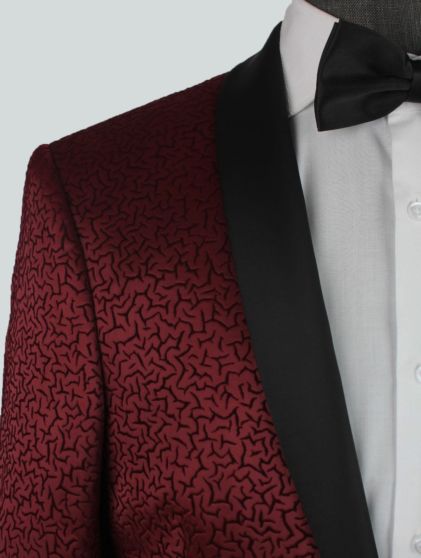 Dangelo Maroon Set Blazer Linen Suit