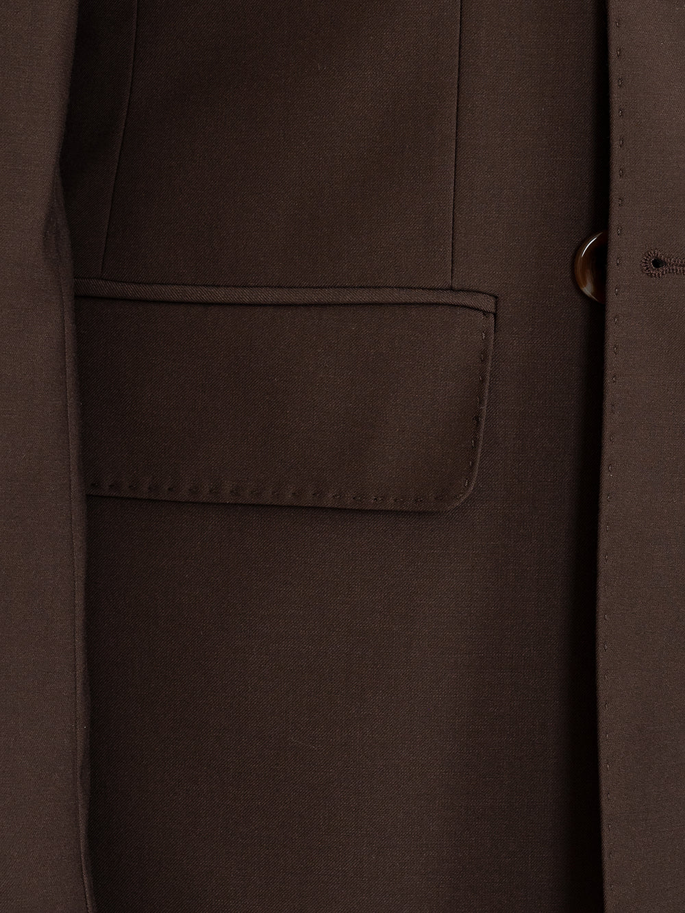 Azrael Brown Set Blazer Linen Suit