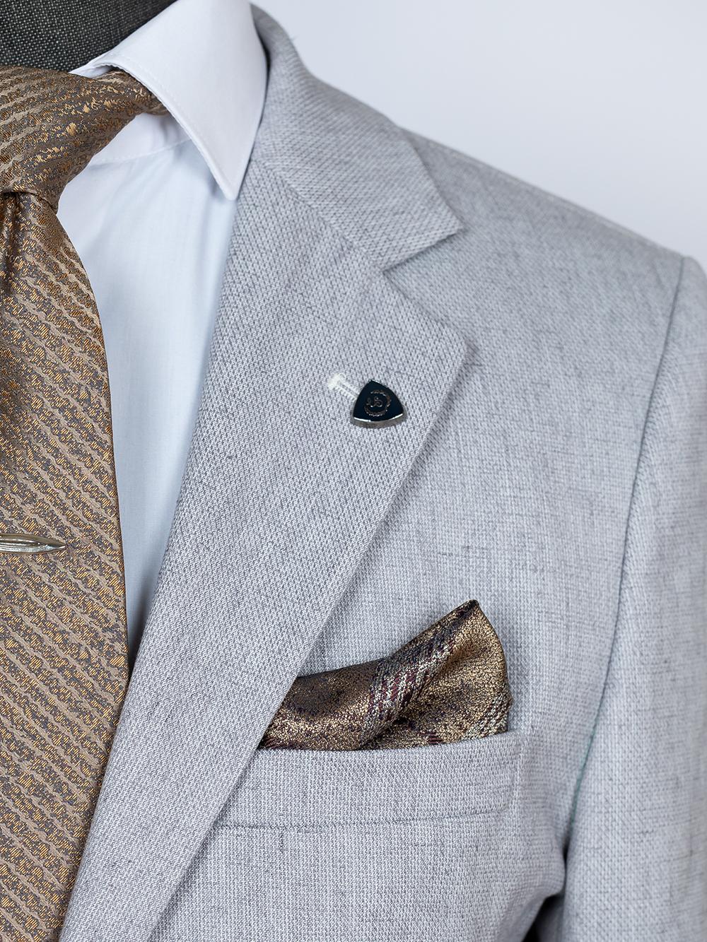 Emiliano White Set Blazer Linen Suit