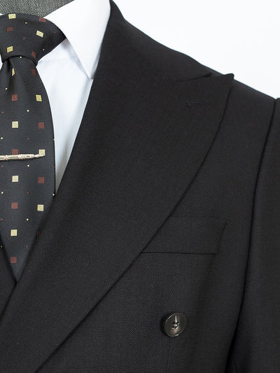 Beau Black Set Blazer Linen Suit