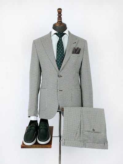 Zechariah Grey Set Blazer Linen Suit